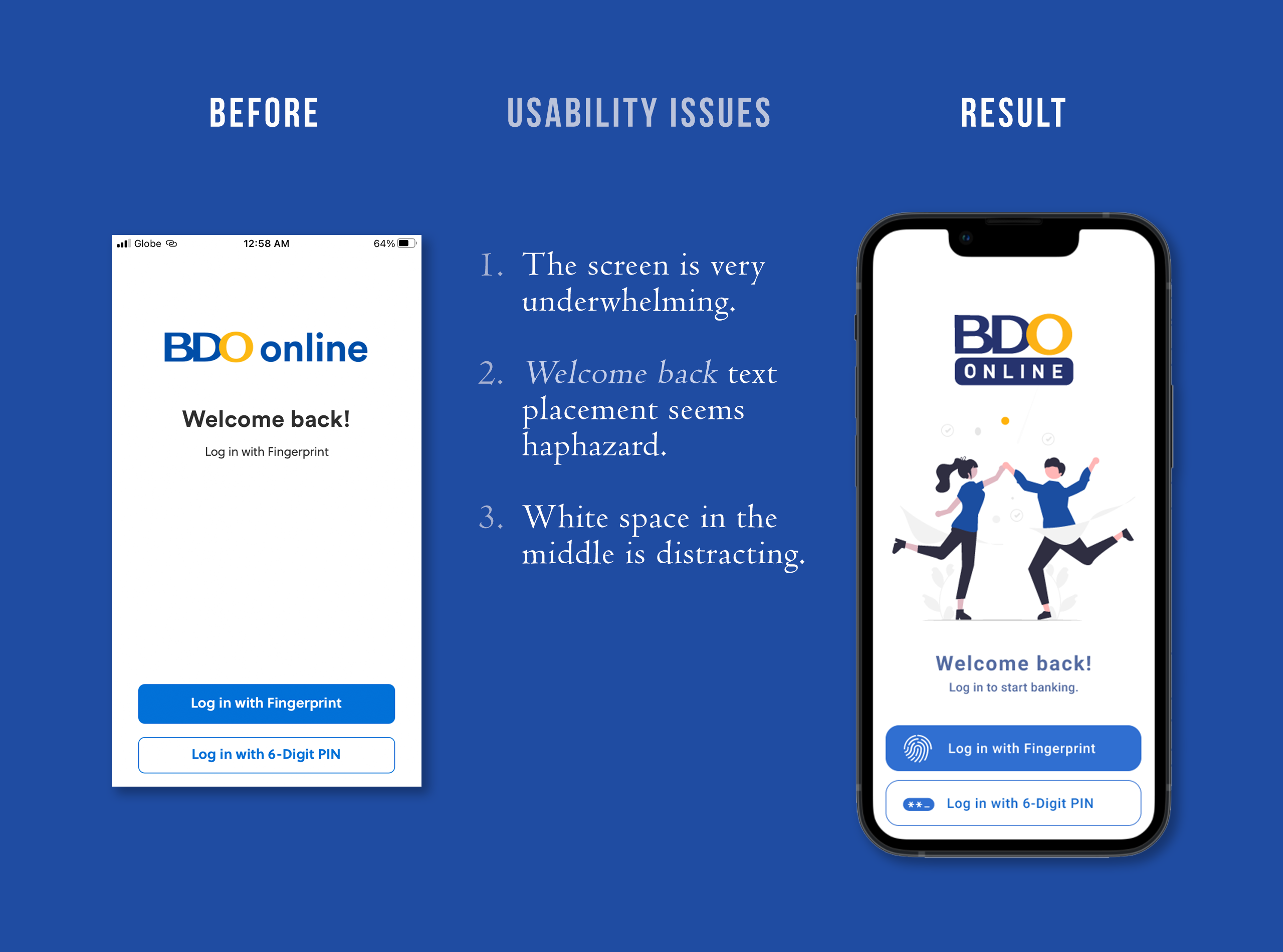 BDO Online App Send Money Design Update