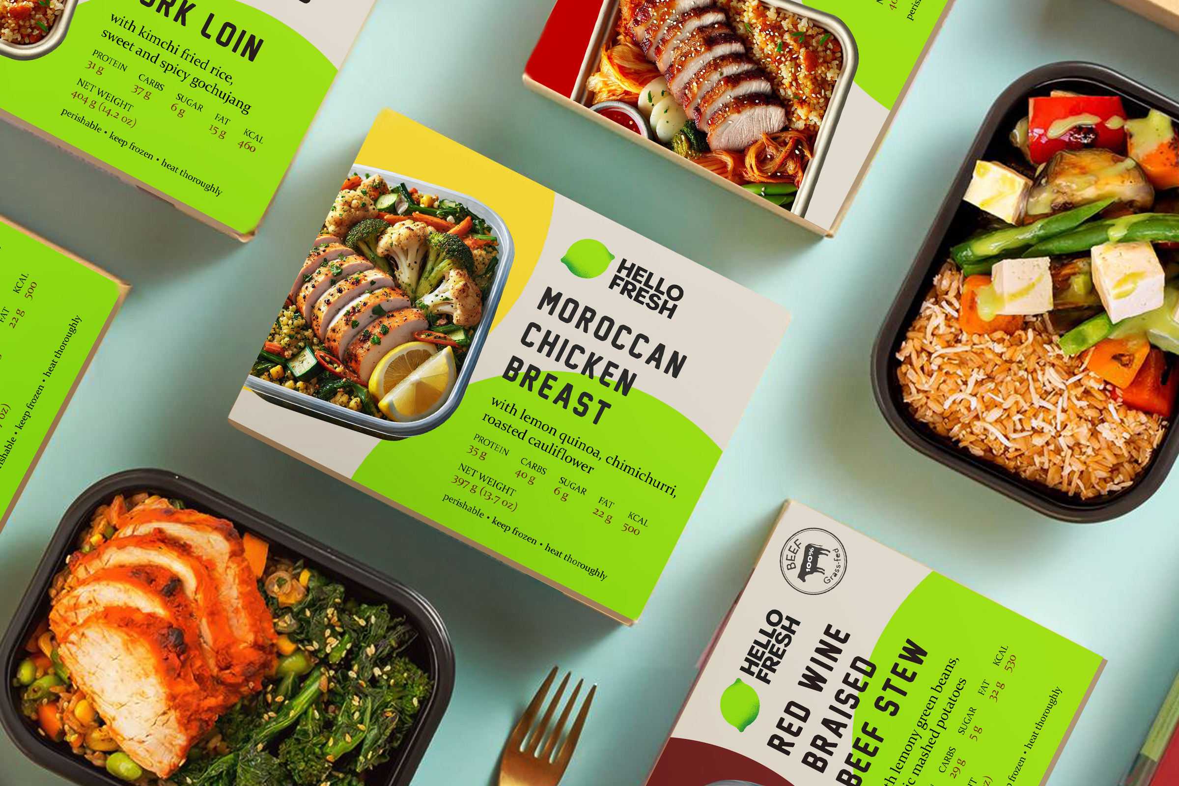 Hello Fresh Food Packaging