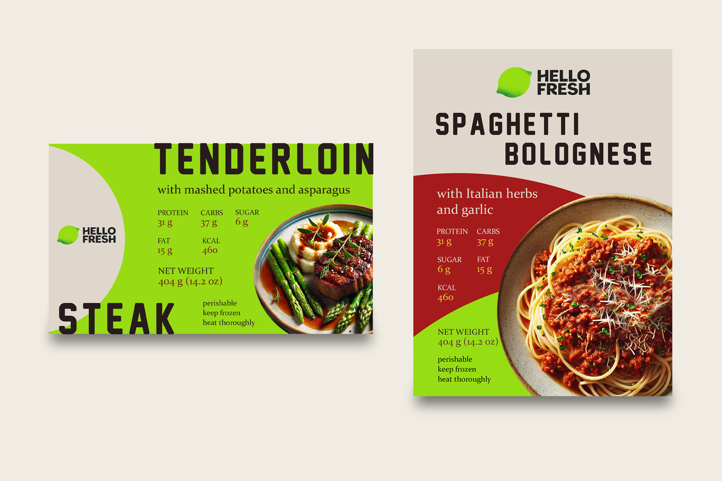 Hello Fresh Food Packaging