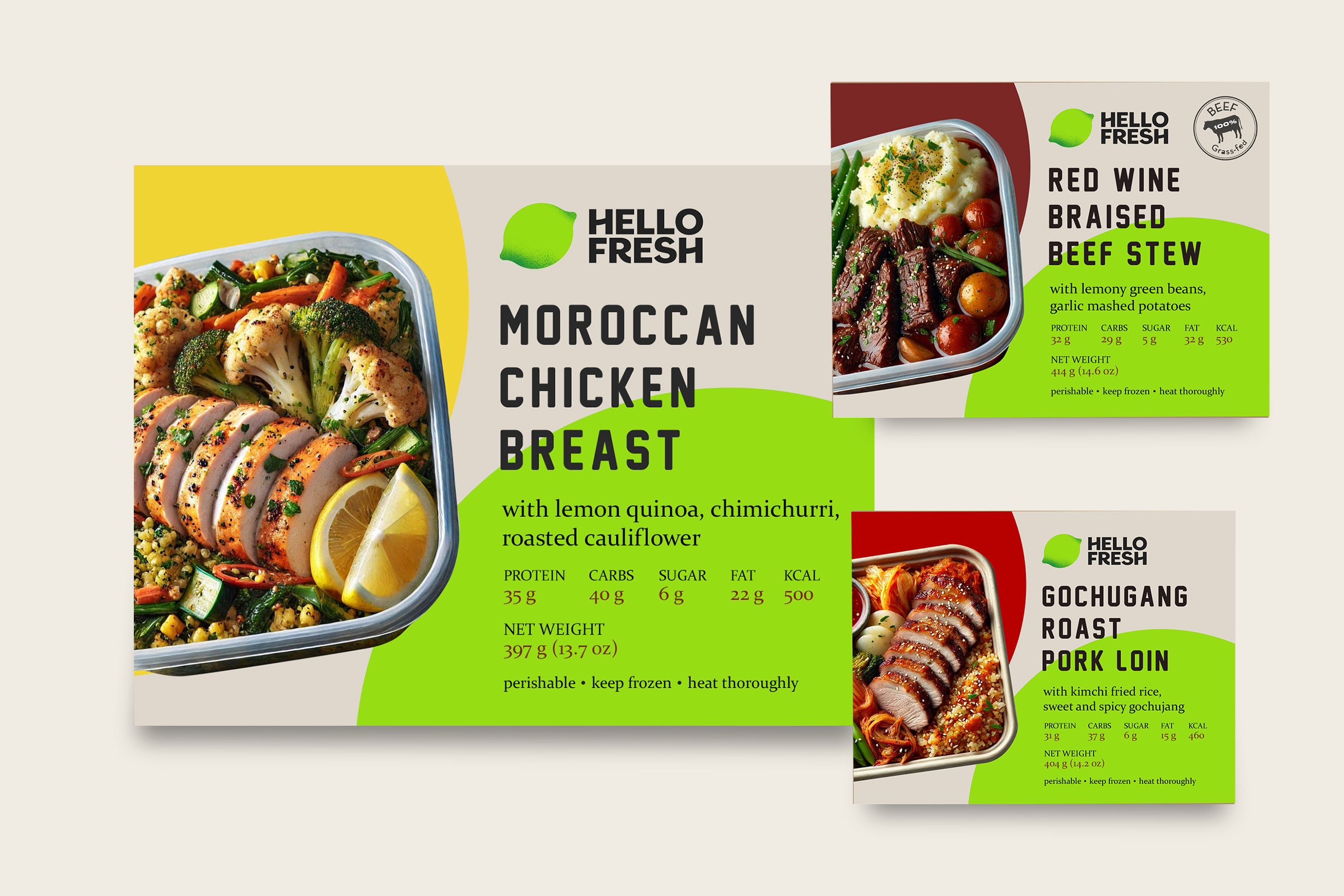 Hello Fresh Food Packaging