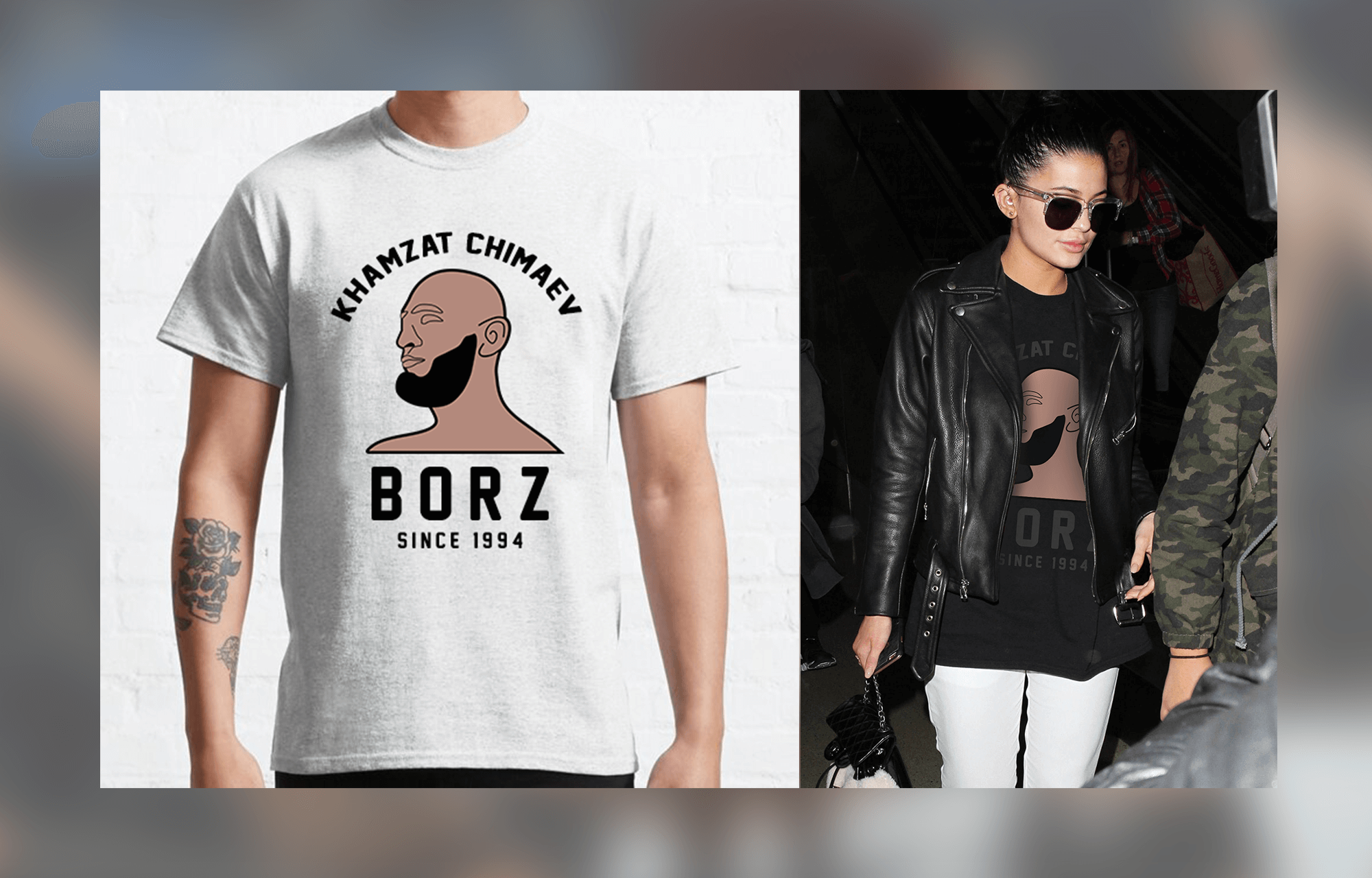 Khamzat Chimaev T-shirt Design