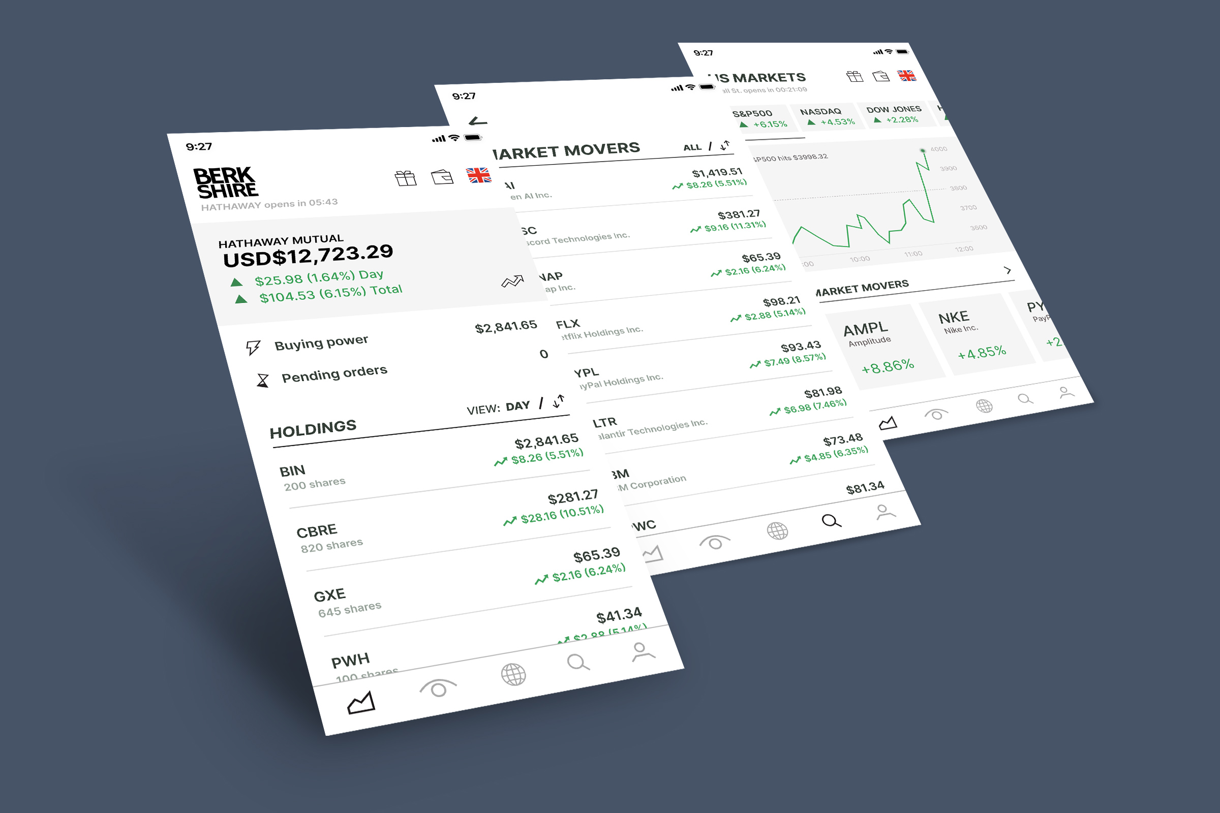 Berkshire App Design