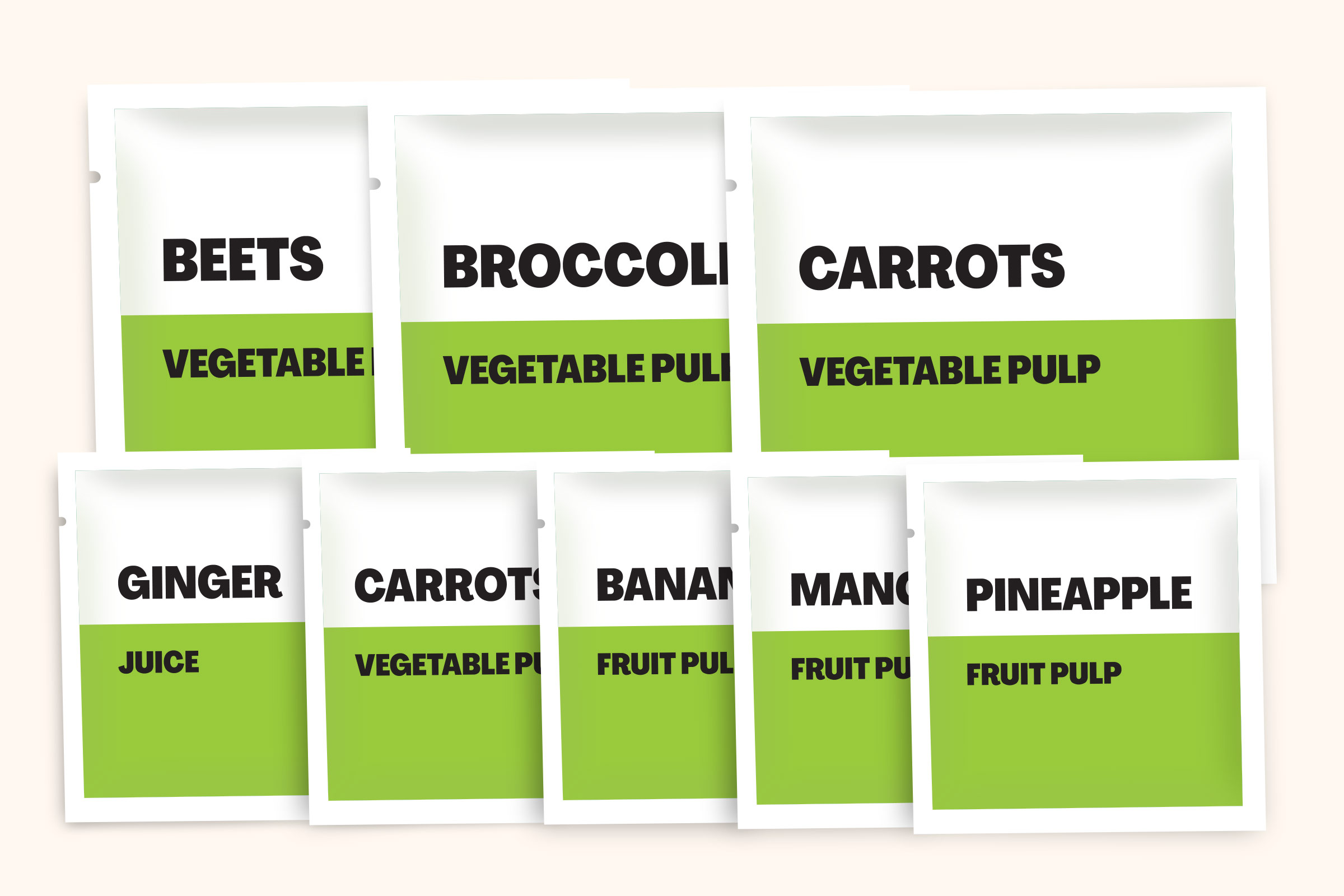 Hello Fresh Vegetable and Fruit Packets